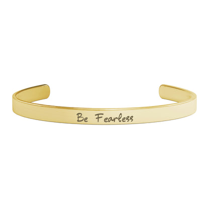Be Fearless Cuff Bracelet
