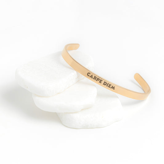 Carpe Diam Cuff Bracelet