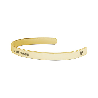 I Am Enough Cuff Bracelet