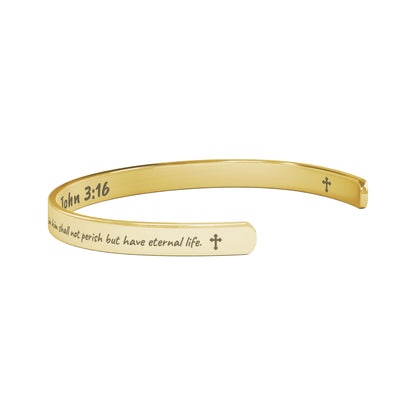 John 3:16 Cuff Bracelet