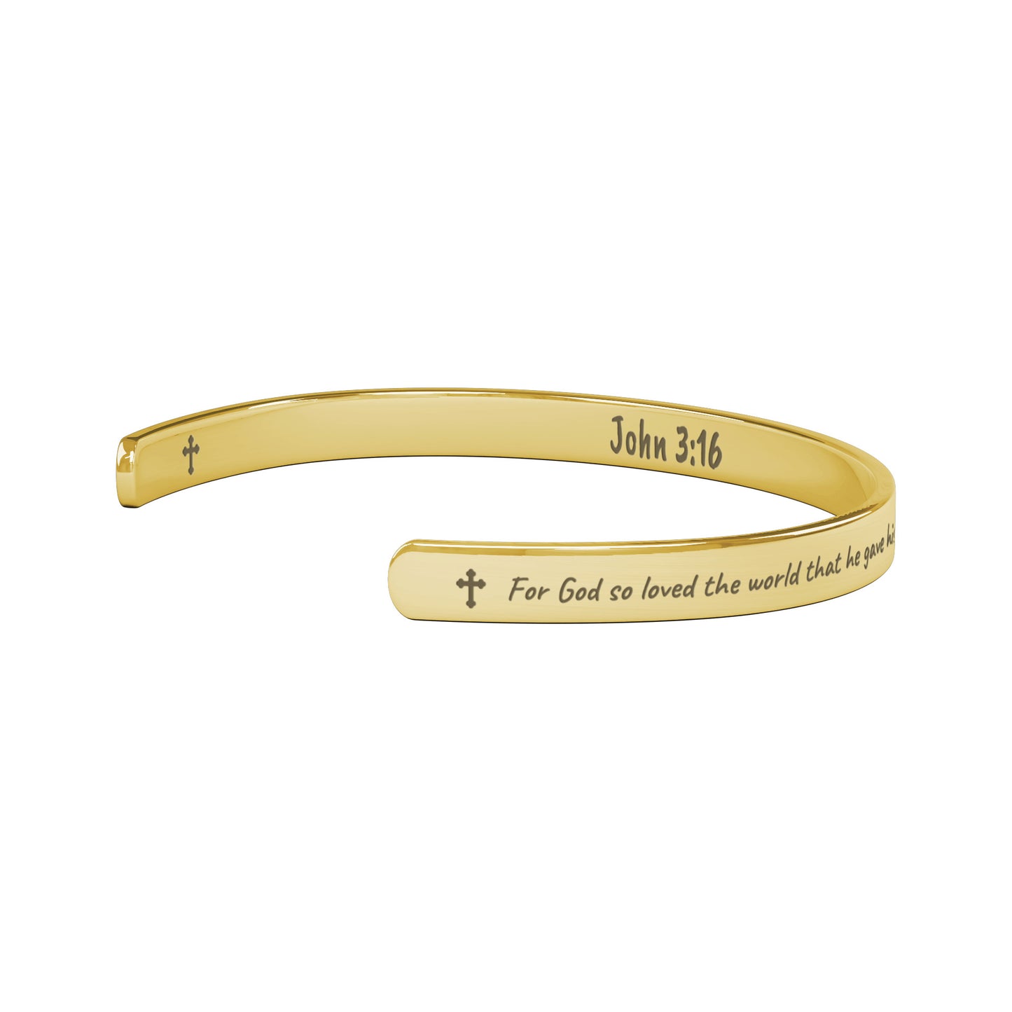 John 3:16 Cuff Bracelet