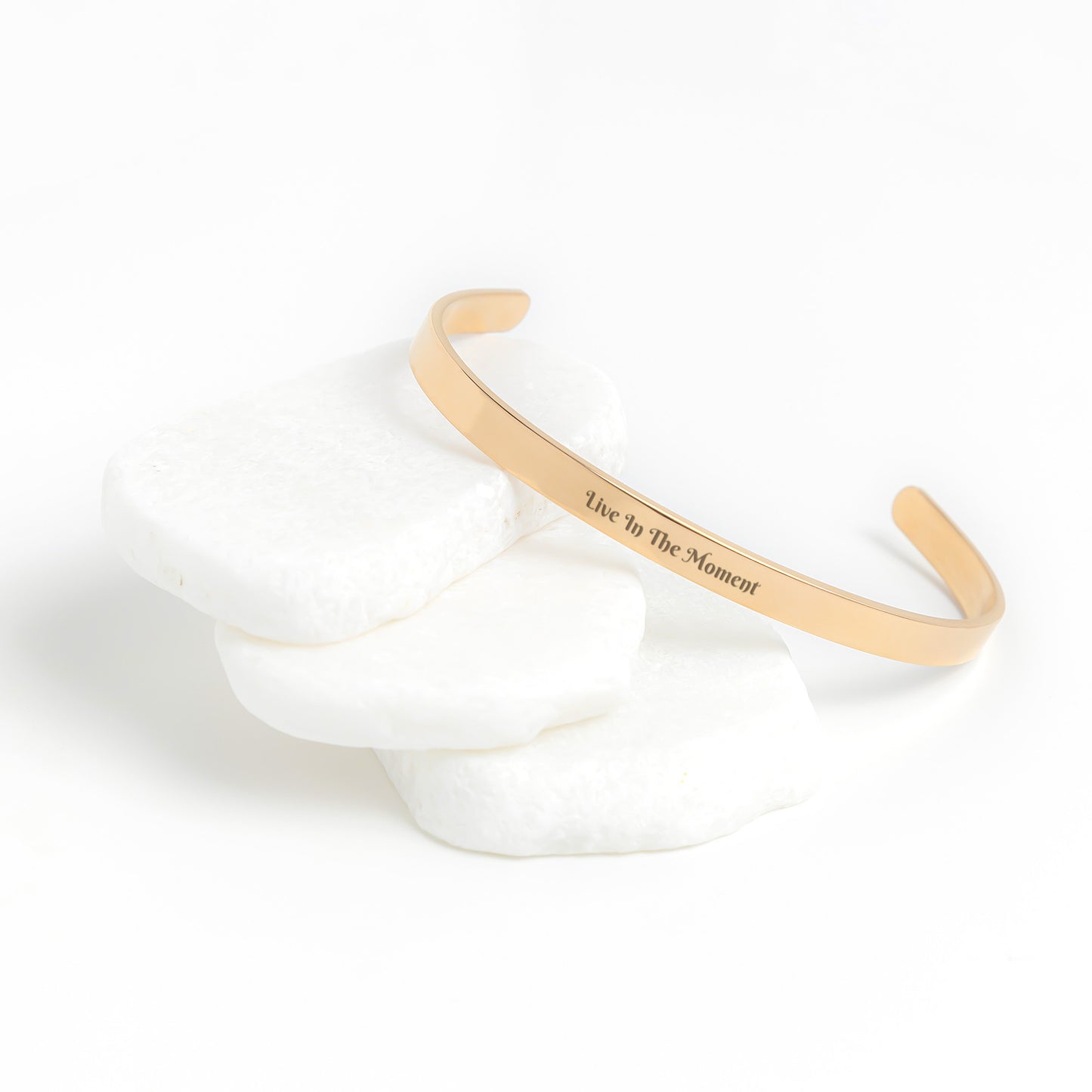 Live In The Moment Cuff Bracelet
