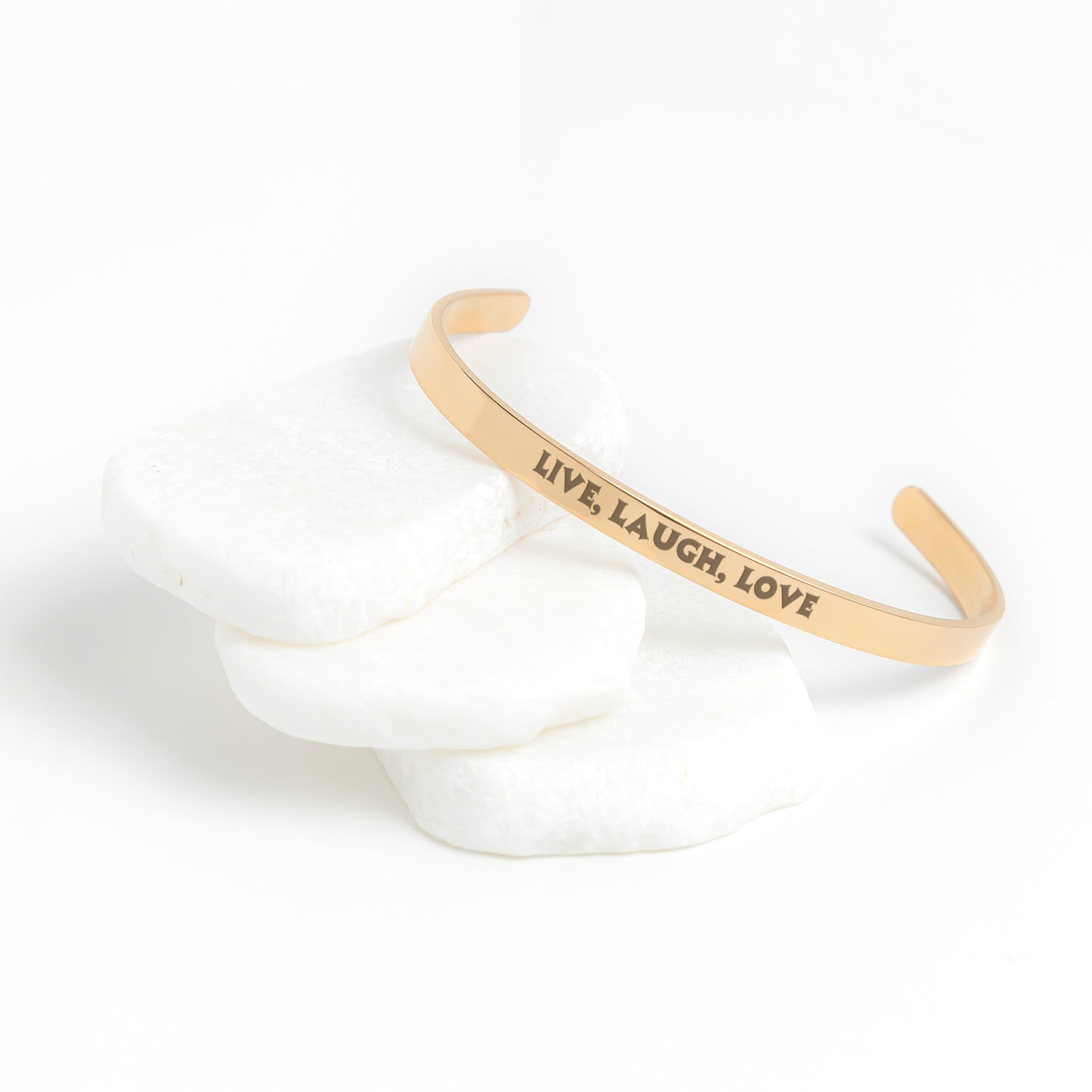 Live, Laugh Love Cuff Bracelet