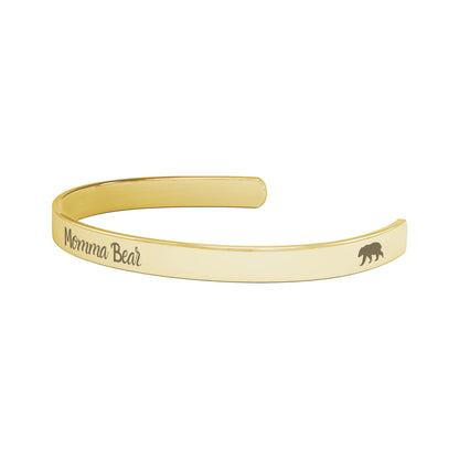 Momma Bear Cuff Bracelet