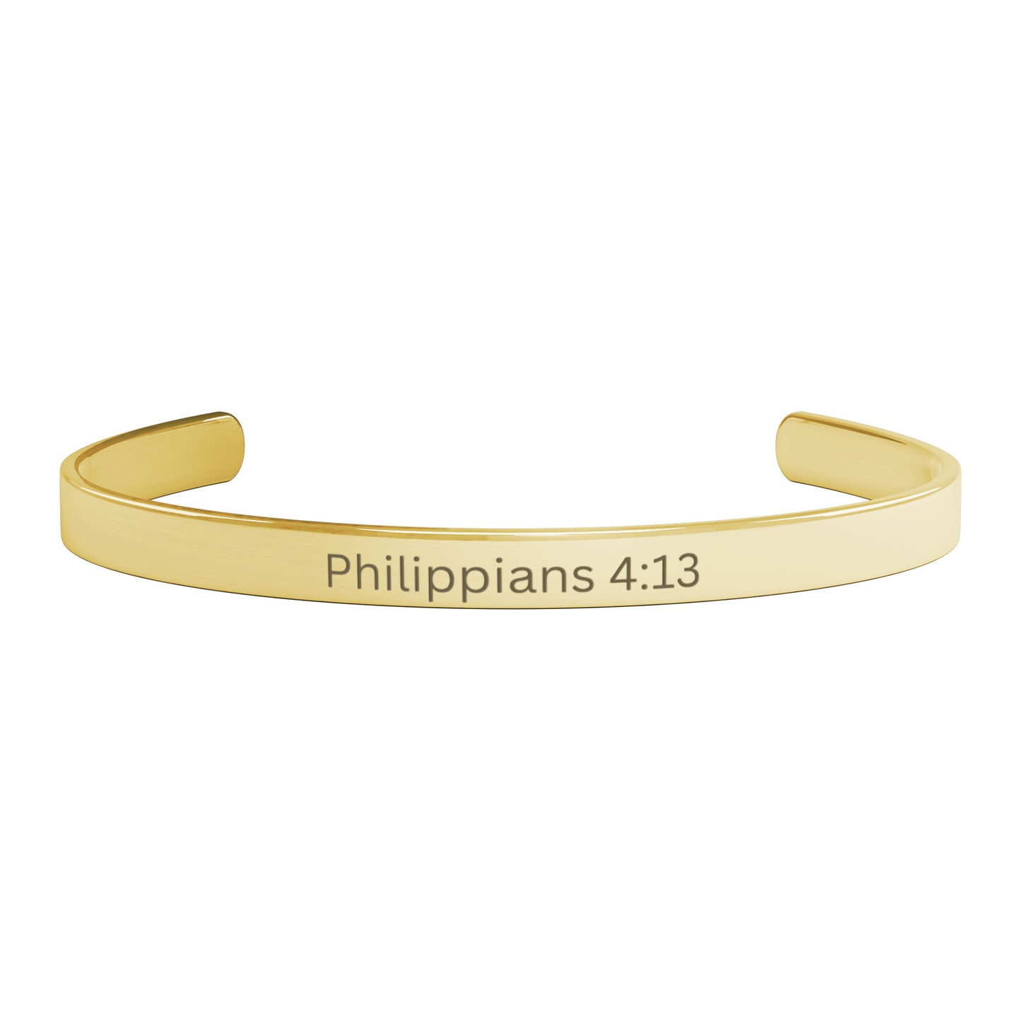 Philippians 4:13 Cuff Bracelet