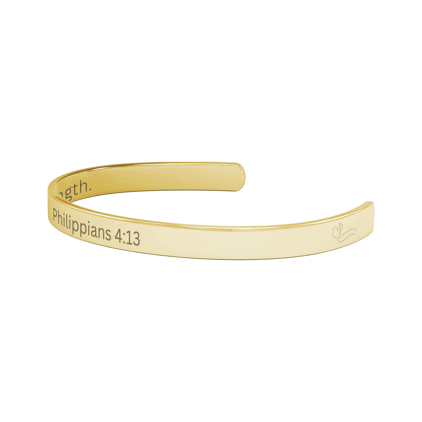 Philippians 4:13 Cuff Bracelet