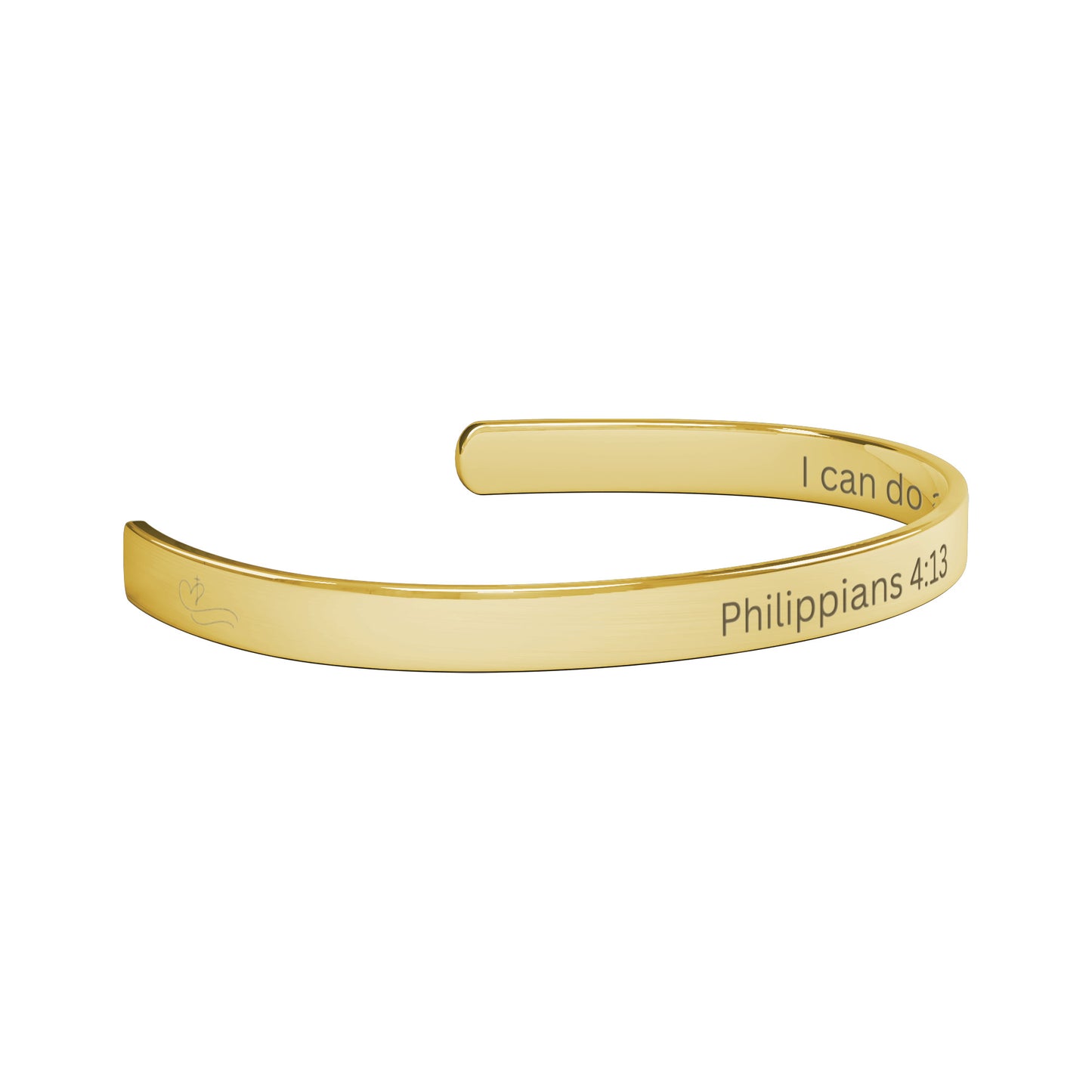 Philippians 4:13 Cuff Bracelet