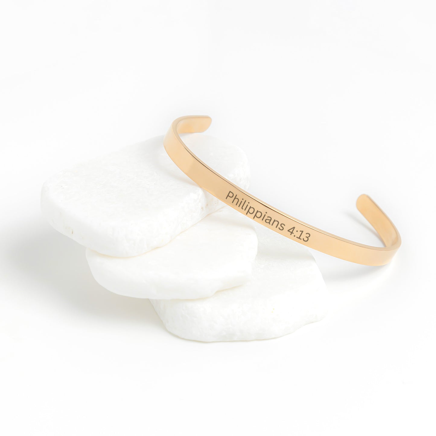 Philippians 4:13 Cuff Bracelet