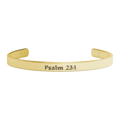 Psalm 23:1 Cuff Bracelet