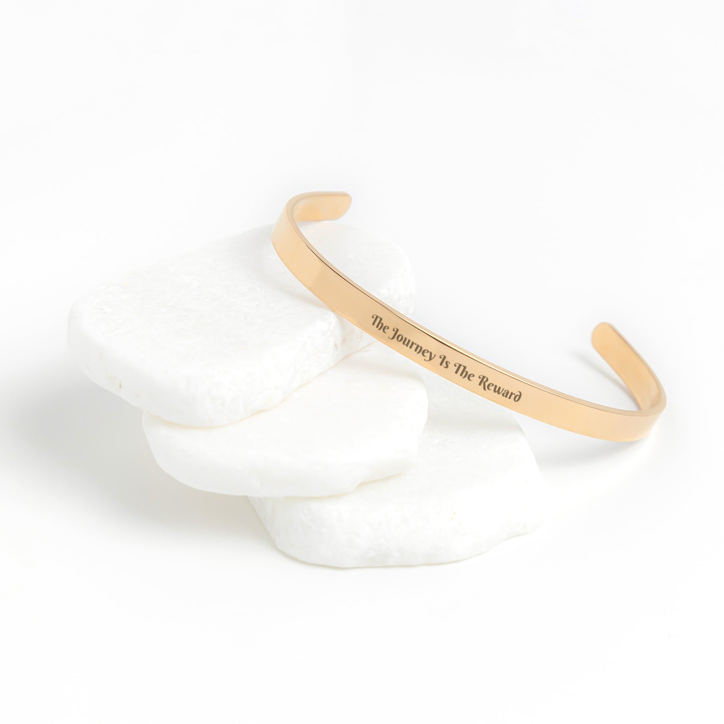 The Journey Is The Reward Cuff Bracelet